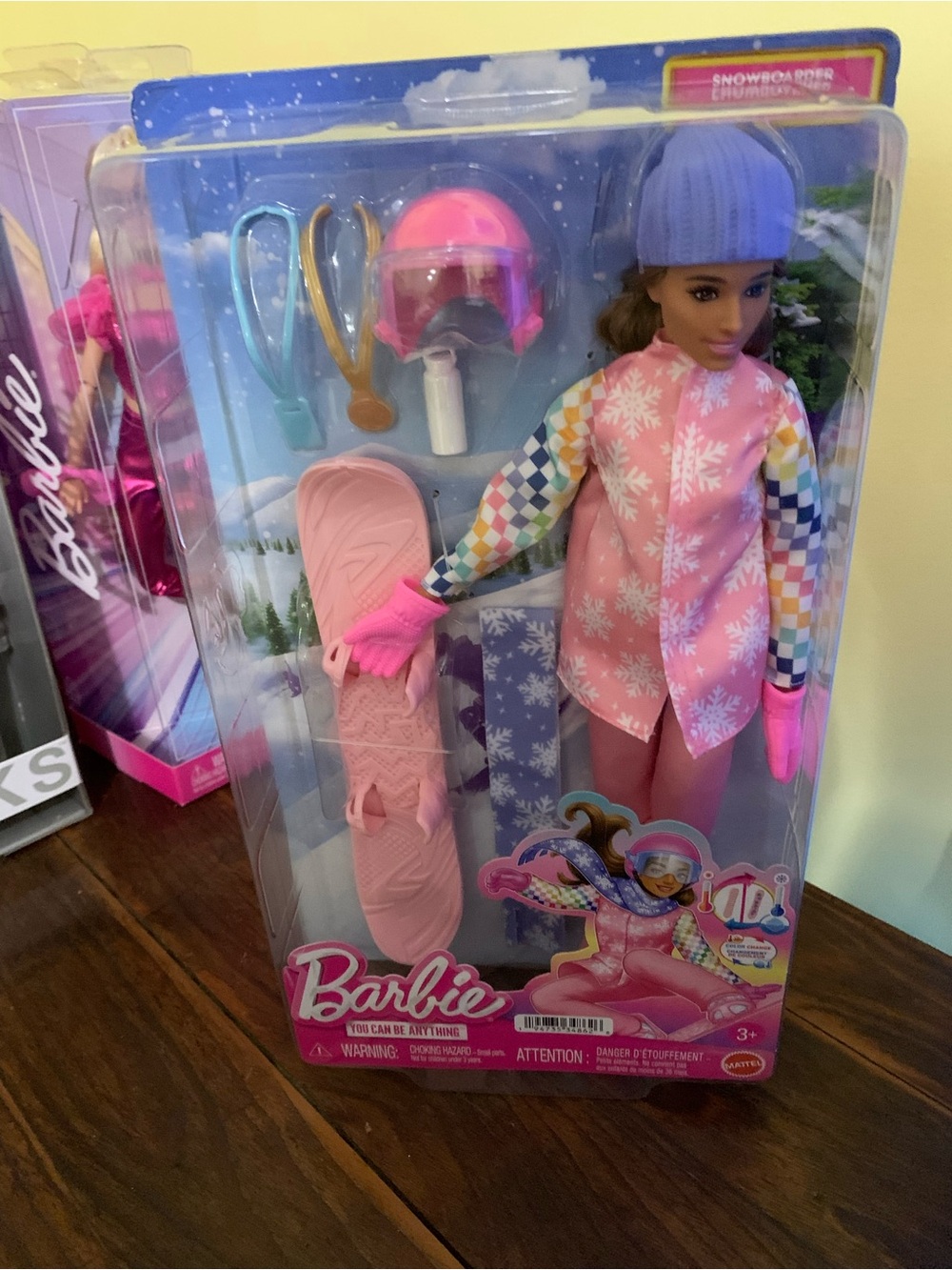 Barbie Snowboard Shred Snow NRFB Winter New NIB